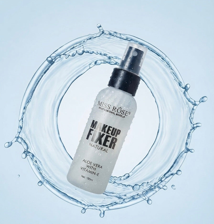 Miss Rose Makeup Fixer Spray with Aloe Vera & Vitamin E – Long Lasting Makeup Setting Spray