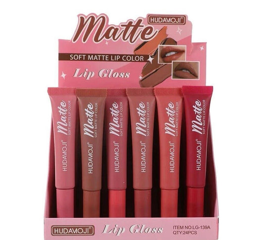 Huda Moji Lip Gloss 6 Pcs Set | Glossy, Smooth & Long Lasting Lip Gloss | AMShoppingHub 1 Piece 350