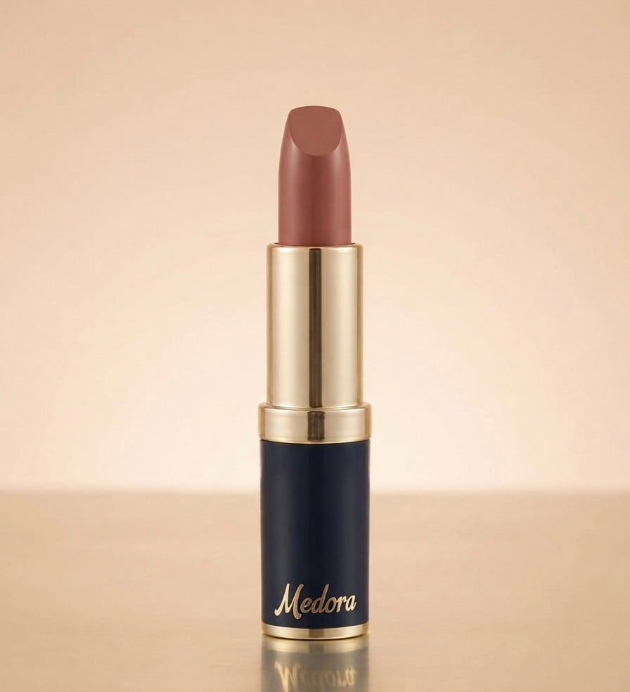 Medora Matte Lipstick – Shade 225 Coffee (Rich Brown Hue, Long-Lasting Velvet Finish)
