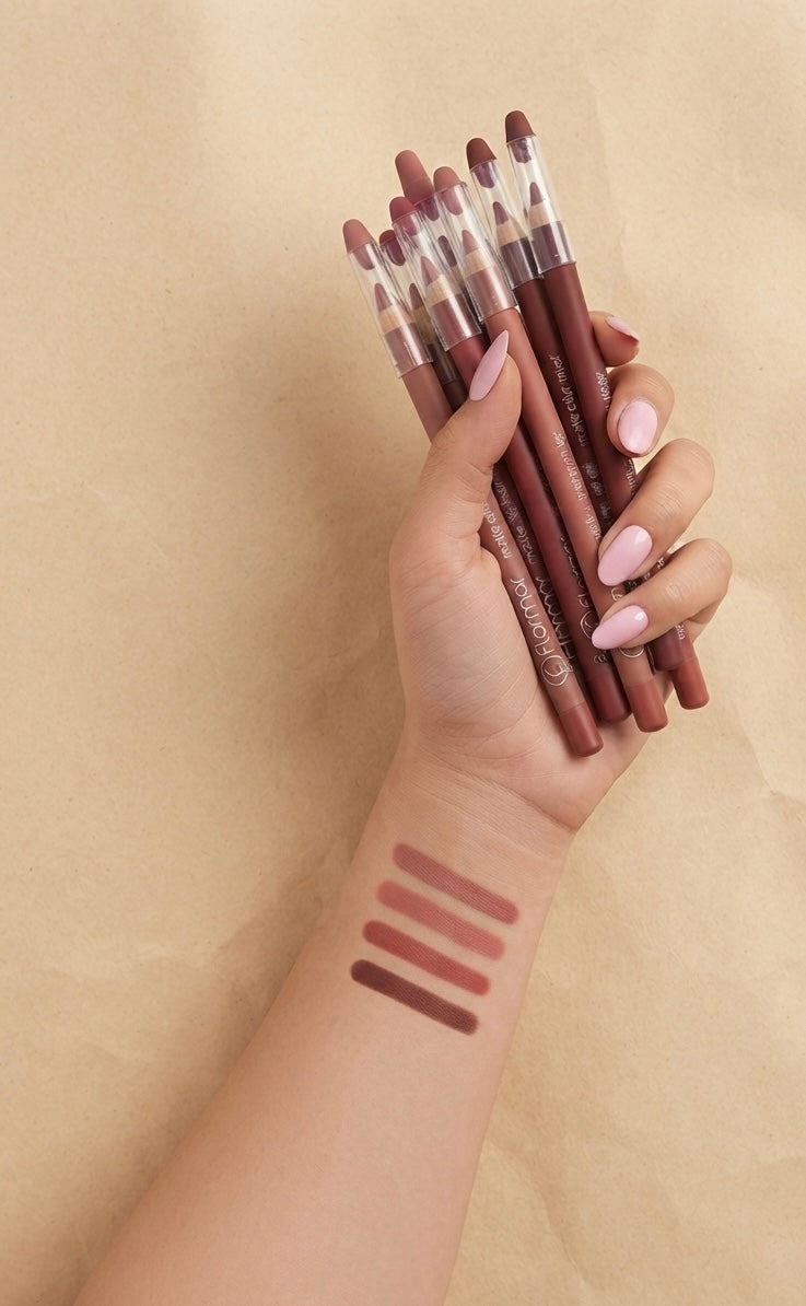 Flormar Matte Waterproof Lip Liner – Single Piece Rs. 180 (Pack of 6 & 12 Available)
