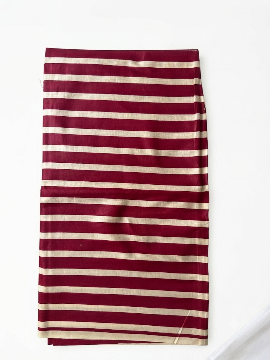 Elegant Maroon Unstitched Lawn Suit with Printed Dupatta – 3 Piece