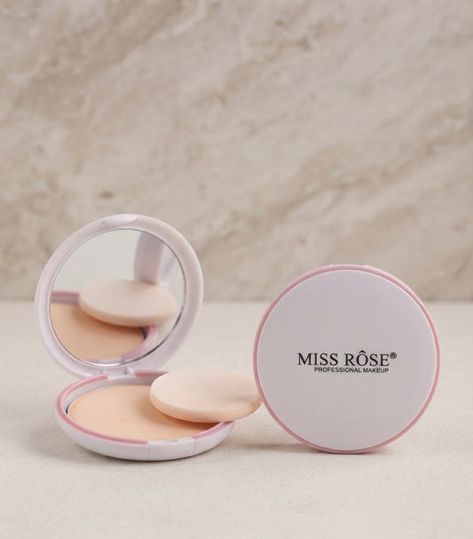 Miss Rose 3D Contour Moisture Whitening Two Way Pressed Powder Cake – Oak Shade